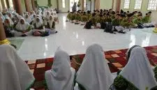 MTs Al-Madani Pontianak Sukses Gelar Peringatan Isra’ Mi’raj di Masjid Muhtadin Untan. Foto/Istimewa. 