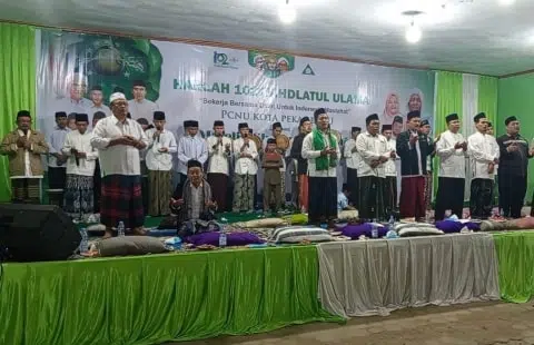 PCNU Kota Pekanbaru Pusatkan Peringatan Harlah NU Ke-102 Tahun di Ponpes Nurul Huda Al-Islami