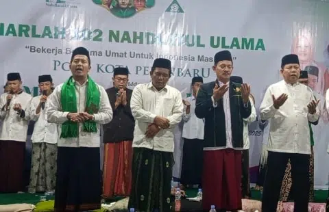 Ketua PWNU Riau Hadiri Peringatan Harlah NU ke-102 di Ponpes Nurul Huda