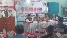 Kapolresta Pontianak Hadiri Musyawarah Resor Pokdarkamtibmas Bhayangkara. Foto/Istimewa. 