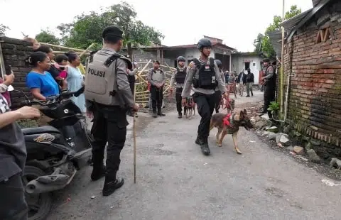 Polda NTB Gerebek Kampung Narkoba dan Amankan 29,72 Gram Sabu. Foto/Istimewa. 