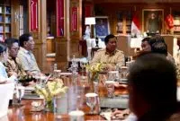 Presiden Prabowo Pimpin Rapat Terbatas Bahas Penataan Lahan Perkebunan Sawit. Foto/Istimewa. 