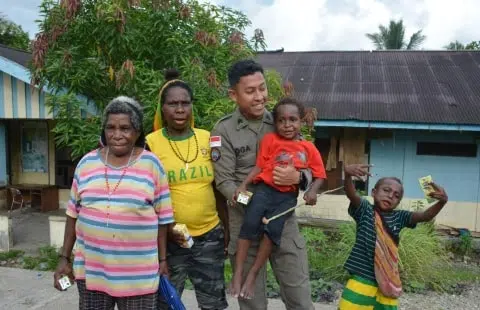 Anak-Anak Papua Harus Tumbuh Sehat Cerdas dan Bahagia. Foto/Istimewa. 