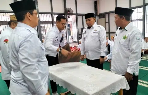 Peresmian dan Pembukaan Ponpes Taubatan Nasuha di Rutan Kelas IIA Pontianak. Foto/Istimewa. 