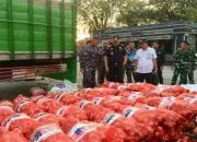 Lantamal XII Ungkap Penyelundupan Barang Ilegal, 3 Truck Bawa Bawang Bombay Sebanyak 47 Ton