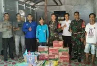 Sinergi Polri TNI dan Relawan: Salurkan Bantuan untuk Warga Terdampak Banjir. Foto/Istimewa. 