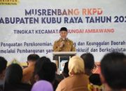 Pj Bupati Syarif Kamaruzaman Buka Musrenbang RKPD Kabupaten Kubu Raya Tahun 2026