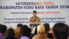 Pj Bupati Syarif Kamaruzaman Buka Musrenbang RKPD Kabupaten Kubu Raya Tahun 2026. Foto/Istimewa. 