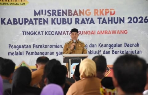 Pj Bupati Syarif Kamaruzaman Buka Musrenbang RKPD Kabupaten Kubu Raya Tahun 2026