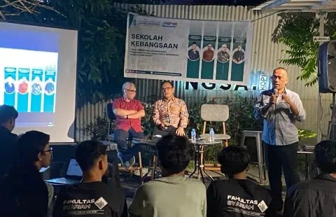 Ketua DPRD Pontianak Satarudin Apresiasi Aksi Pemuda Mengawal Demokrasi. Foto/Istimewa. 