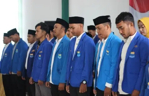 Resmi Dilantik, PC PMII Kota Pontianak Komitmen Bawa Gerakan Perubahan Positif. Foto/Istimewa. 