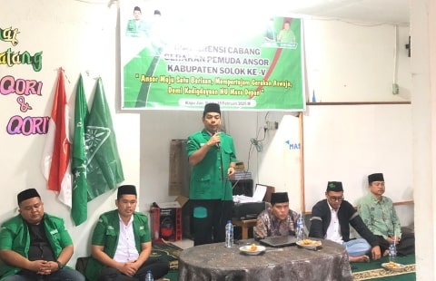 Konfercab GP Ansor Kabupaten Solok Dibuka Secara Resmi oleh Pimpinan Pusat