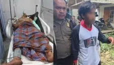 Diduga Menganiaya Ayah dan Adik Kandung, Sang Kakak Bacok Nelayan. Foto/Istimewa. 