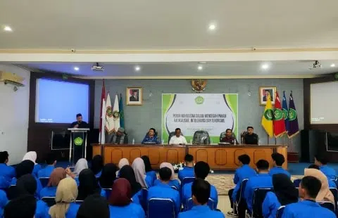 Mahasiswa UPGRI Pontianak Antusias Ikuti Diskusi Tangkal Cegah Paham Radikalisme, Intoleransi, dan Terorisme. Foto/Istimewa. 