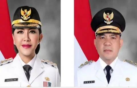 Download Foto Resmi Bupati dan Wakil Bupati Landak: Karolin-Erani