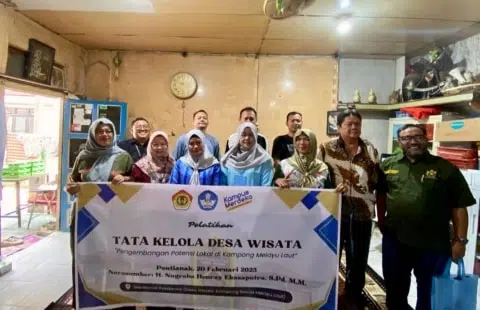 Membangkitkan Pesona Lokal: Pelatihan Tata Kelola Desa Wisata di Kampong Melayu Laut. Foto/Istimewa. 