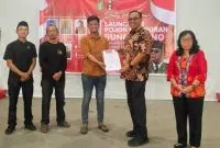 PA GMNI Pontianak Launching Pojok Pemikiran Bung Karno di Perpustakaan Daerah Provinsi Kalbar. Foto/Istimewa. 