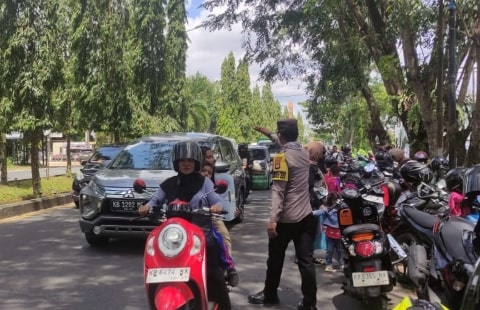 Polisi Amankan Lomba Mewarnai Tingkat PAUD dan TK di Kubu Raya