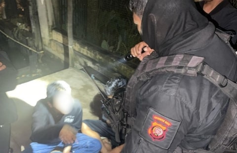 Polisi dan Masyarakat Cegah Tawuran di Jalan Adisucipto Kubu Raya