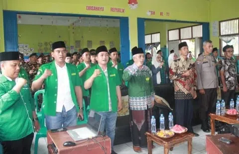 Ketua PW GP Ansor Kalbar, Rajuini menghadiri pkl dan Susbalan ke-I yang di selenggarakan GP Ansor Kota Pontianak di Lembaga Pendidikan Islam Ashabul Kahfi, Kamis-minggu, (19-23/02/25).