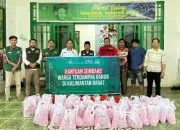 LAZISNU dan LP MA’ARIF PWNU Kalbar Salurkan Bantuan Sembako Untuk Korban Banjir