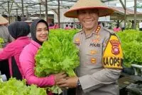 Kapolresta Pontianak Luncurkan Program Pekarangan Pangan Bergizi. Foto/Istimewa. 