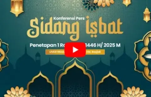 NONTON STREAMING KEMENAG Sidang Isbat Penetapan 1 Ramadhan 2025 Hari Ini, Kapan Mulai Puasa? Foto/Istimewa. 