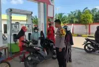 Polisi Pantau SPBU di Kubu Raya, BBM Subsidi Harus Sesuai Aturan. Foto/Istimewa. 