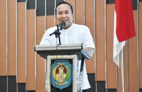 Sujiwo Hadiri Rapat Paripurna Penyampaian Pidato Bupati Kubu Raya