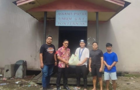 Paket Bakti Polda Kalbar Sasar Asrama Mahasiswa