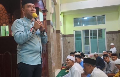 Kapolresta Pontianak Safari Ramadhan di Masjid As Sholihin