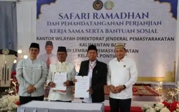 Kakanwil Kemenag Kalbar Hadiri Safari Ramadan dan Penandatanganan Perjanjian Kerjasama