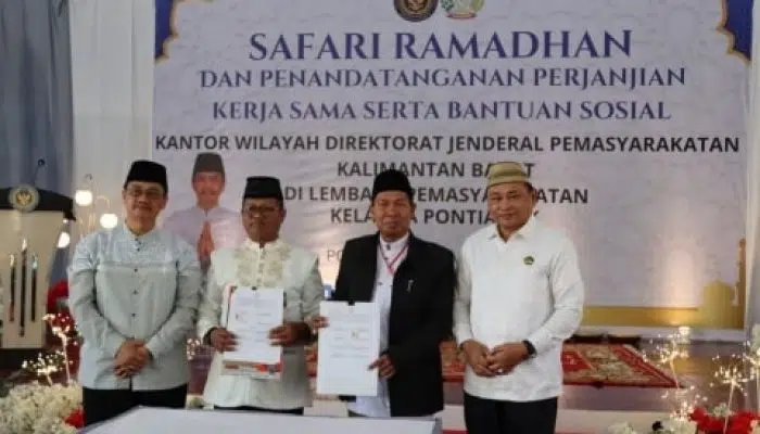 Kakanwil Kemenag Kalbar Hadiri Safari Ramadan dan Penandatanganan Perjanjian Kerjasama