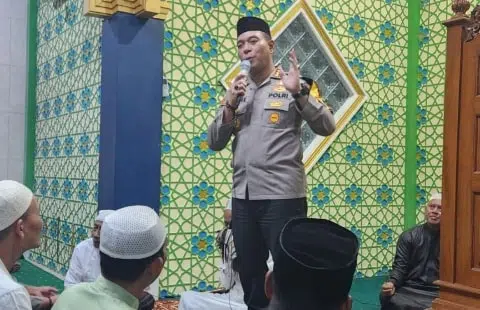 Tingkatkan Keamanan dan Ketertiban, Kapolresta Pontianak Lanjutkan Safari Ramadan di Masjid Nurul Ihsan