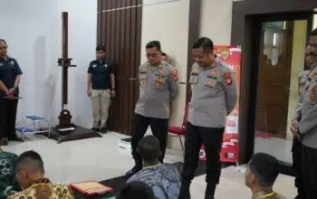 Kapolres Kubu Raya Tinjau Tes Calon Bintara Polri 2025