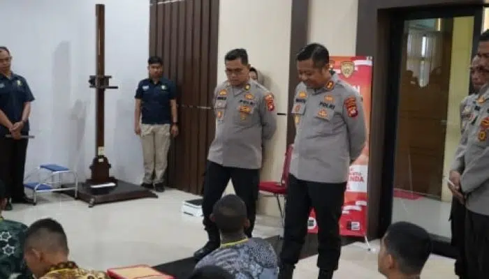 Kapolres Kubu Raya Tinjau Tes Calon Bintara Polri 2025