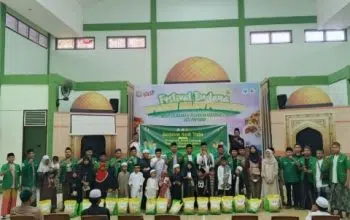 Peduli Sesama Anak Bangsa, PAC GP Ansor Pontianak Utara Adakan Santunan Anak Yatim