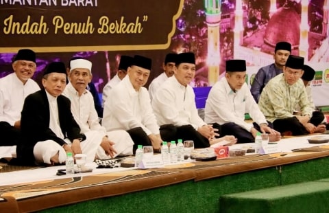 Gubernur Kalbar Ria Norsan Hadiri Buka Puasa Bersama Yayasan Mujahidin