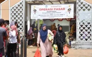 Masyarakat Kubu Raya Antusias Sambut Pasar Murah