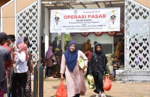 Masyarakat Kubu Raya Antusias Sambut Pasar Murah