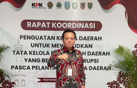 Rakor KPK RI di Yogyakarta, Ini Harapan Ketua DPRD Landak Kepada Kepala Daerah