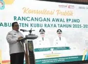 Wabup Sukiryanto Pimpin Konsultasi Publik RPJMD Kubu Raya 2025-2029