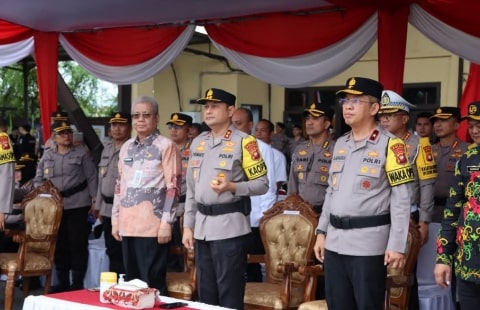 Polda Kalbar Gelar Apel Pasukan Operasi Ketupat Kapuas 2025