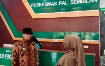 Lakukan Inspeksi Puskesmas Pal Sembilan, Sujiwo Tekankan Layanan Kesehatan