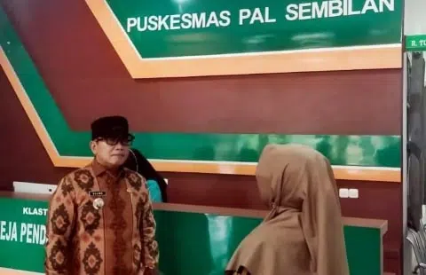 Lakukan Inspeksi Puskesmas Pal Sembilan, Sujiwo Tekankan Layanan Kesehatan