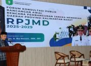 Pemprov Kalbar Gelar Forum konsultasi Publik RPJMD tahun 2025-2029