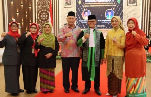 Kaharudin Hadiri Wisuda Purnabakti Ketua Pengadilan Tinggi Agama Pontianak