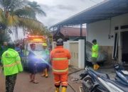 Rumah Warg di Kubu Raya Terbakar, Diduga Karena Arus Pendek