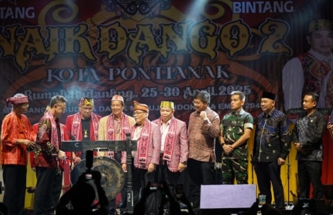 Naik Dango ke-2 Kota Pontianak Wujud Pelestarian Budaya dan Pererat Tali Persaudaraan. Foto/Istimewa. 