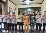 Perkuat Sinergisitas, Bupati Sujiwo Tinjau Polsek dan Koramil